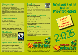 Und hier der Flyer zum