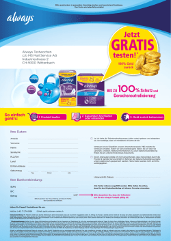GRATIS - Always Discreet oder Always Discreet Professional