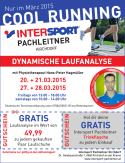 COOL RUNNING - INTERSPORT Pachleitner