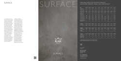 SURFACE - RAK Ceramics