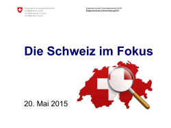 Die Schweiz im Fokus - IHK Schwarzwald-Baar