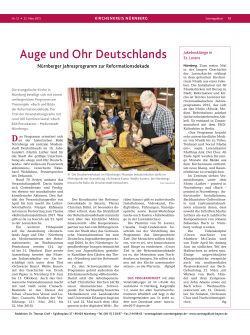 Bericht Sonntagsblatt 22.03.2015
