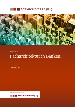 Facharchitektur in Banken 2015