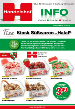 Kiosk Süßwaren „Halal“