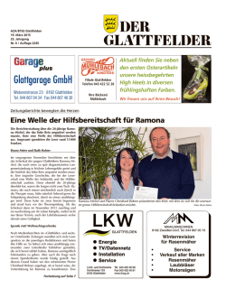 Glattgarage GmbH - Der Glattfelder