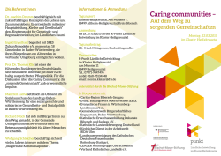 Caring communities – - LEADER