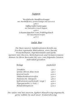 Suppen Salat Bar - Zum Himmelreich