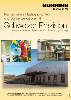Schweizer Präzision