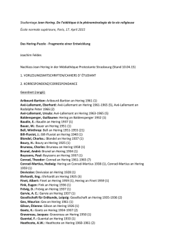 Handout - Joachim Feldes