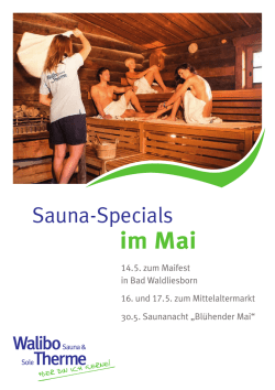 im Mai - Walibo Therme