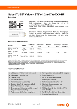 SubstiTUBE® Value – ST8V ST8V-1.2m-17W-XXX-HF