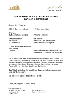 HOCHLANDRINDER &ndash; OCHSENSCHWANZ mariniert - Power-Farm