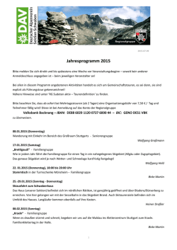 Jahresprogramms 2015 steht als PDF-Datei