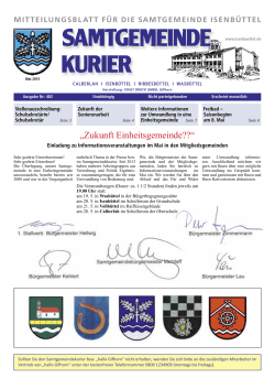Aktuelle Ausgabe - samtgemeindekurier.de