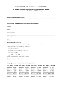 Bewerbungsbogen S