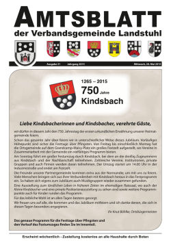 der Verbandsgemeinde landstuhl