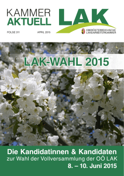 LAK-WAHL 2015 - Landarbeiterkammer