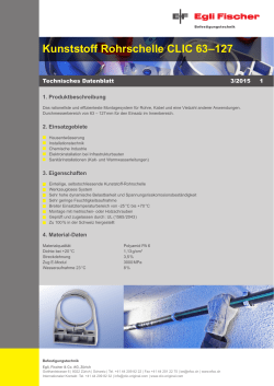 EF TD Kunststoffrohrschelle CLIC 63-127 mm