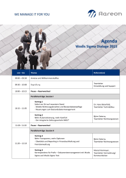 Vorlage Agenda CD2014