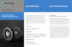 Informationen - Fraunhofer IPT