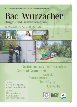 15.April - Schwäbische Zeitung