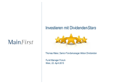Investieren mit DividendenStars - e