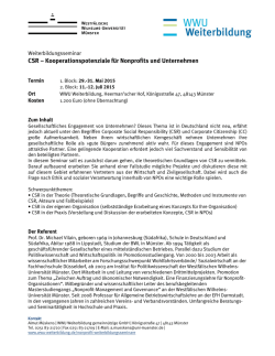 Eine Seminarbeschreibung k&ouml;nnen Sie hier herunterladen.