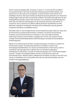 Horst W. Garbrecht (Jahrgang 1965, verheiratet, 2