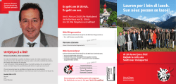 Kandidaten und Programm - SVP Gherdëina