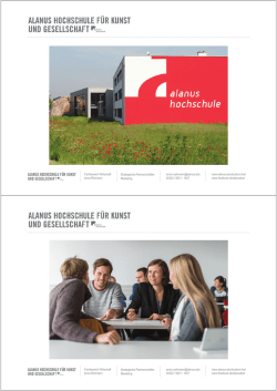 Duales Studium: Alanus Hochschule Alfter