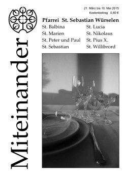 3/2015 - St. Sebastian Würselen