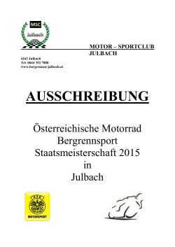 - Bergrennen Julbach