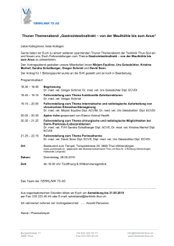 Einladung - Themenabend