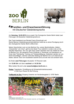 Zoo in Berlin mit DGS