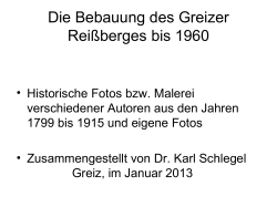 Der Reissberg 1799