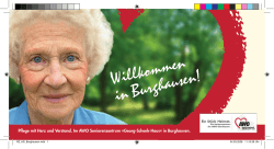 Unsere Hausbroschüre - AWO Angebote für Senioren in Oberbayern