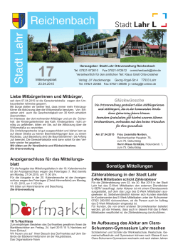 Mitteilungsblatt Reichenbach 17/2015 (application/pdf)