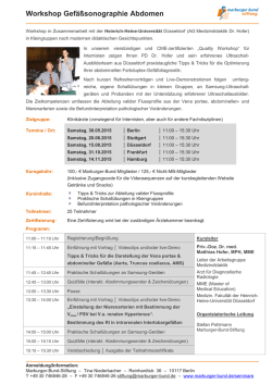 Programm/ Anmeldung