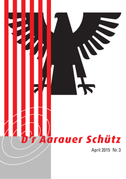 D`r Aarauer Schütz 3/15 - Schützengesellschaft Aarau