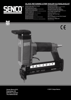 GLASS RETAINING STRIP NAILER SLP20GLN/GLNT