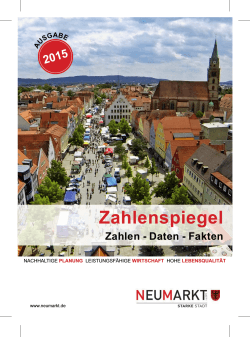 Zahlenspiegel 2015 Pdf-Datei - Stadt Neumarkt in der Oberpfalz
