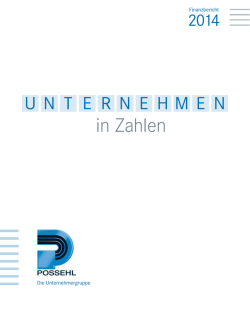 in Zahlen - L. Possehl & Co. mbH