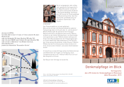 PDF, 244 KB - Rheinischer Verein für Denkmalpflege und