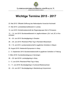 herunterlanden - Landesjagdverband Rheinland