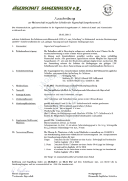 J&auml;gerschaft Sangerhausen e