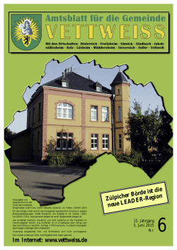 Im Internet: www.vettweiss.de