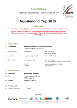 Münsterland Cup 2015