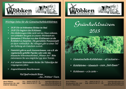 Gr&uuml;nkohlsaison 2015