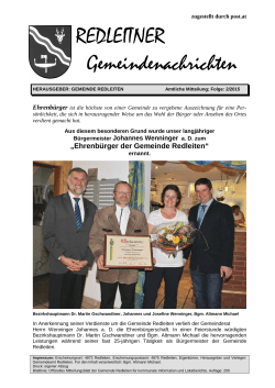 Ausgabe 02-2015 - Frankenburg.com