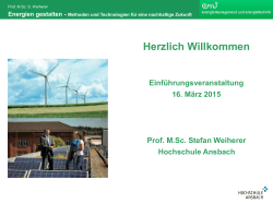 Dozenten EMT  - Hochschule Ansbach